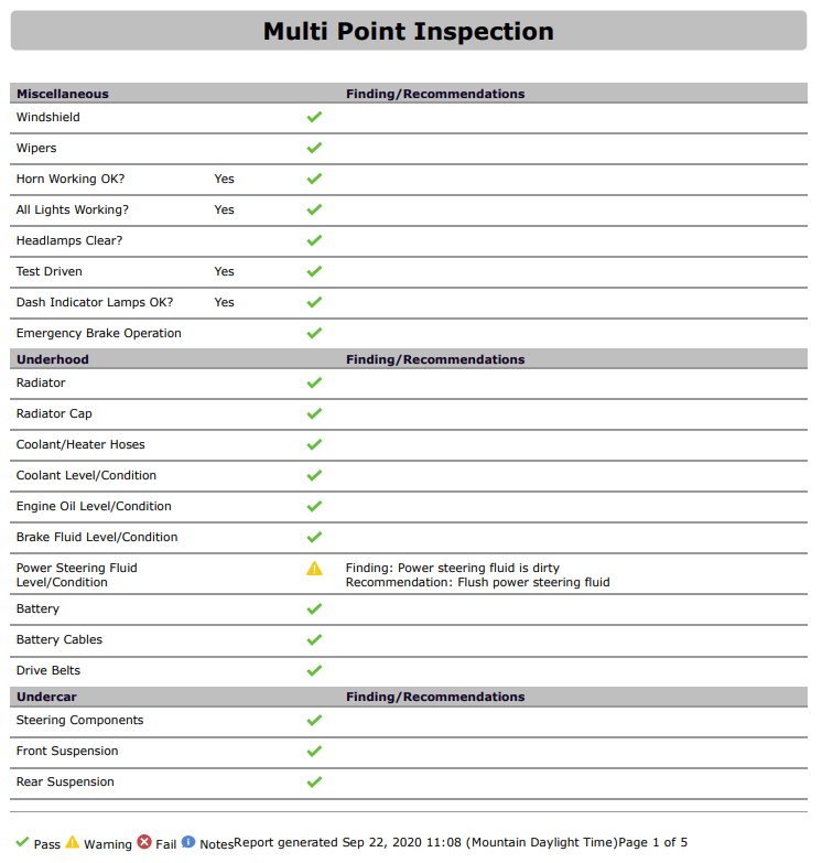 Digital Inspection Form Preview #1